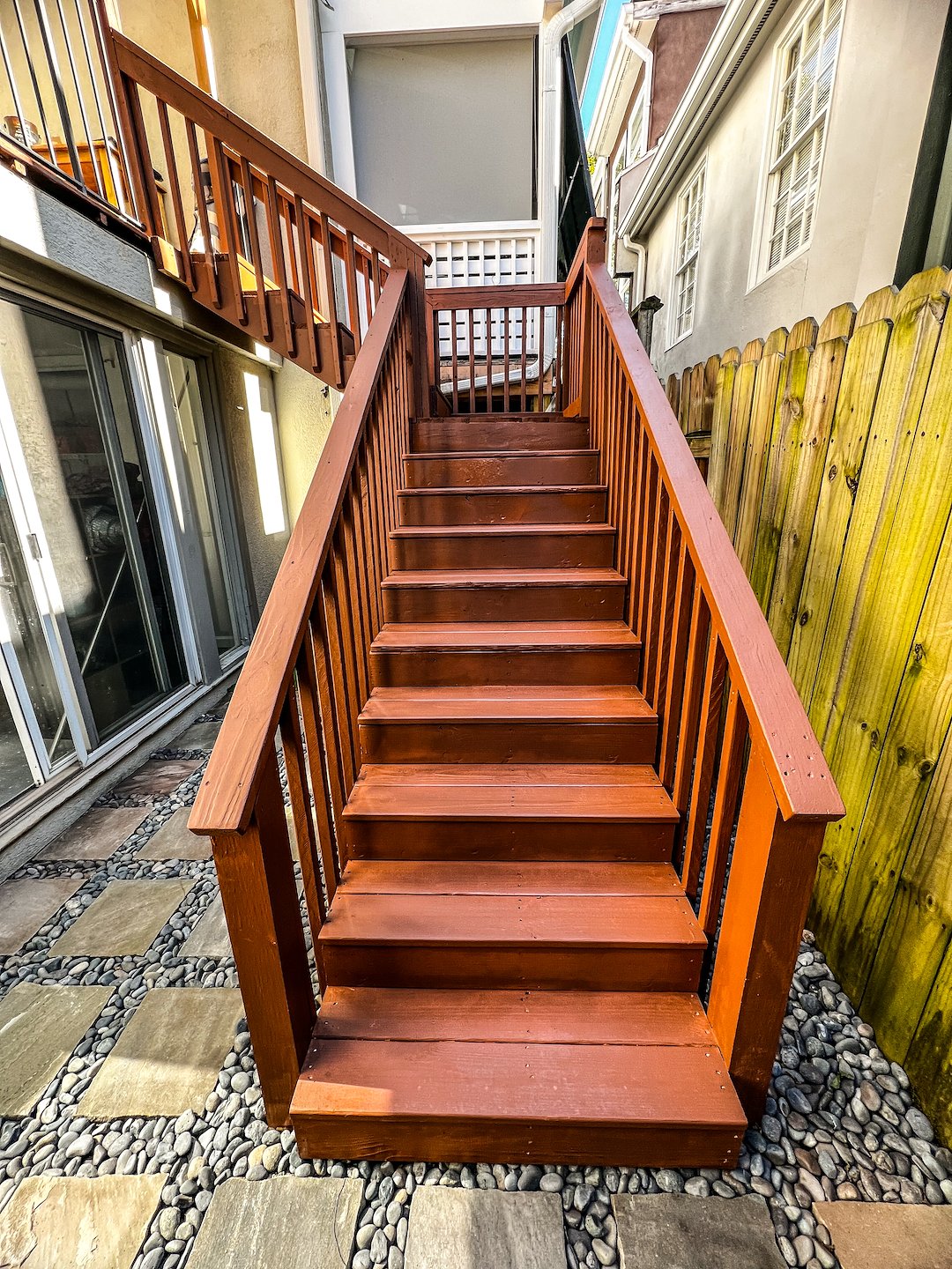 Deck Staining in Buckhead, Georgia. 