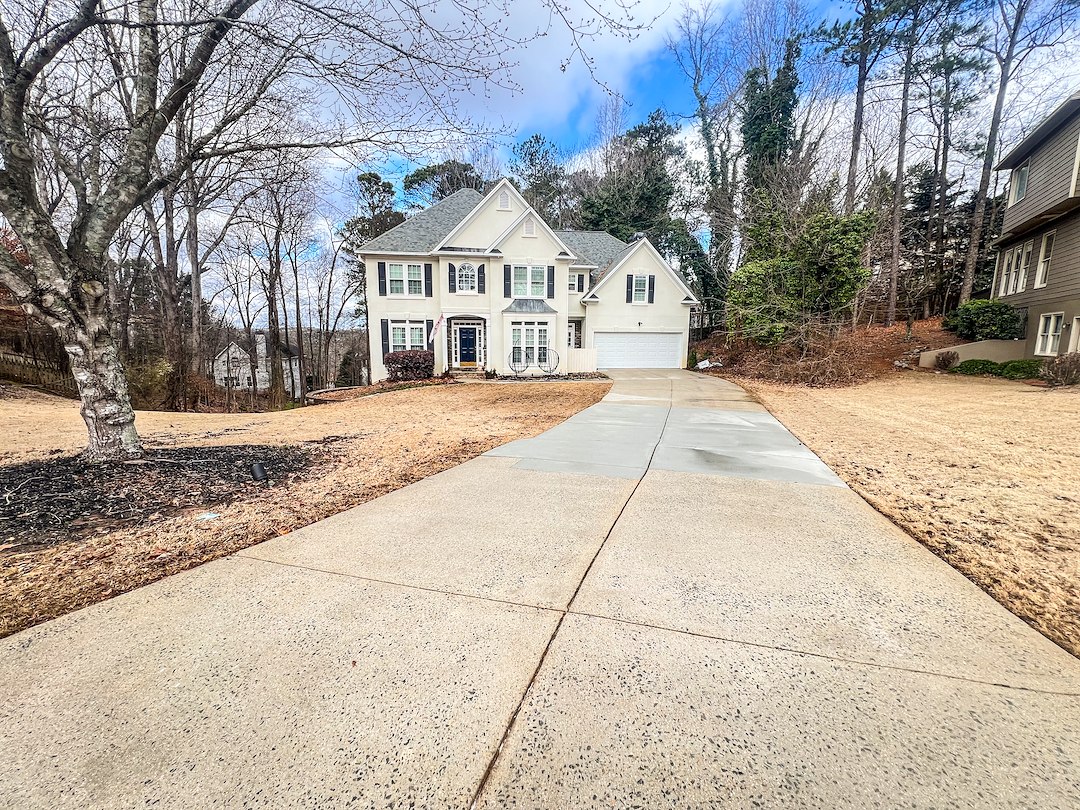 Driveway Washing Performed in Suwanee, GA. 